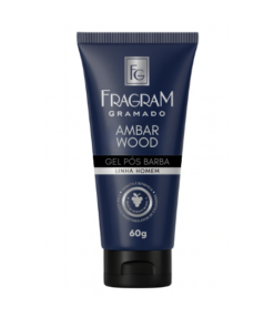 GEL PÓS-BARBA AMBAR WOOD FRAGRAM - LINHA HOMEM 60G
