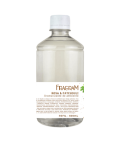 ROSA & PATCHOULI - REFIL AROMATIZANTE DE AMBIENTE FRAGRAM 500ML