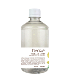VANILLA&LEMON - REFIL AROMATIZANTE DE AMBIENTE FRAGRAM 500ML